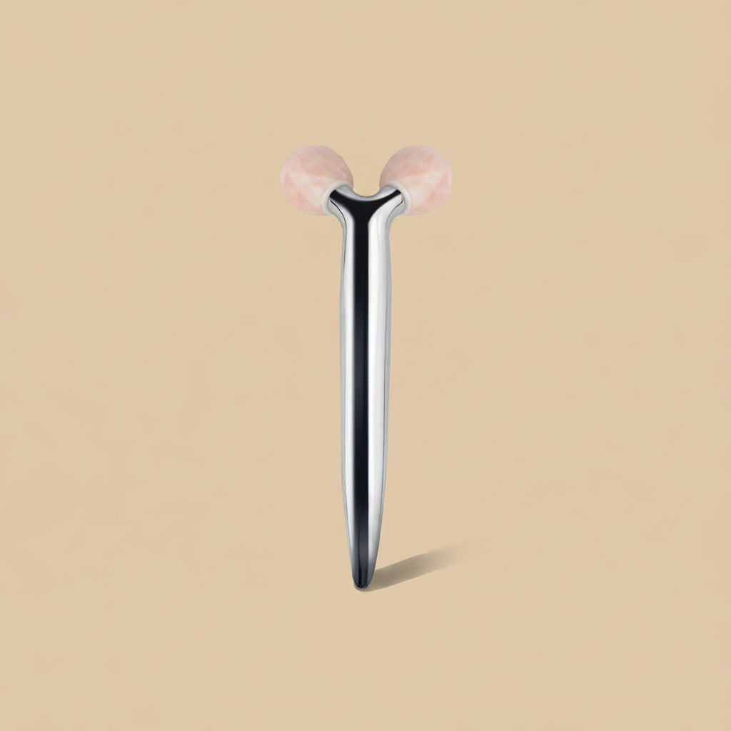 Defina Contour and Define Massaging Roller - Facial Roller Helps Stimulates Blood Flow and Helps Reduce Fine Lines - Unique V-Shaped Design for Cooling Precision