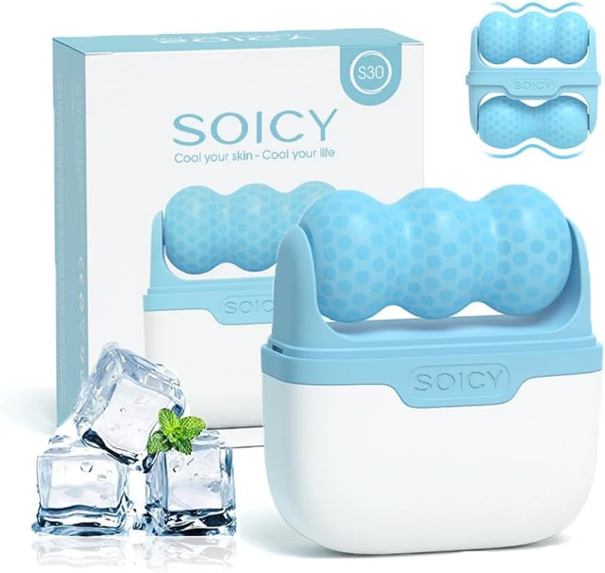 Ice Roller Face Massagers Cold Massage for Body Eyes Face Skin Care Tools,Cooling Roller Massager