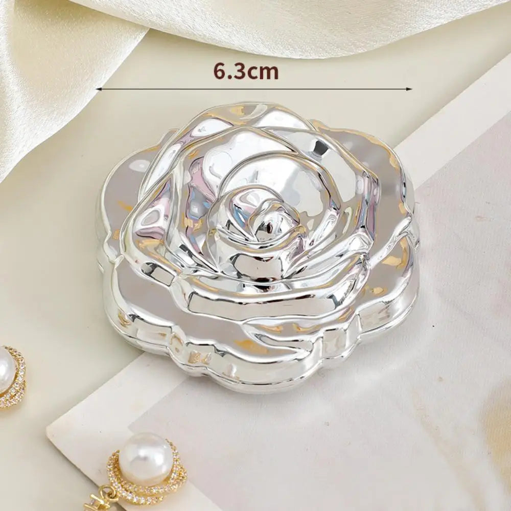Mini Wooden Makeup Mirror Portable Small round Mirror Student Makeup Mirror Women Cosmetic Mirror Lady Travel Pocket Beauty Tool