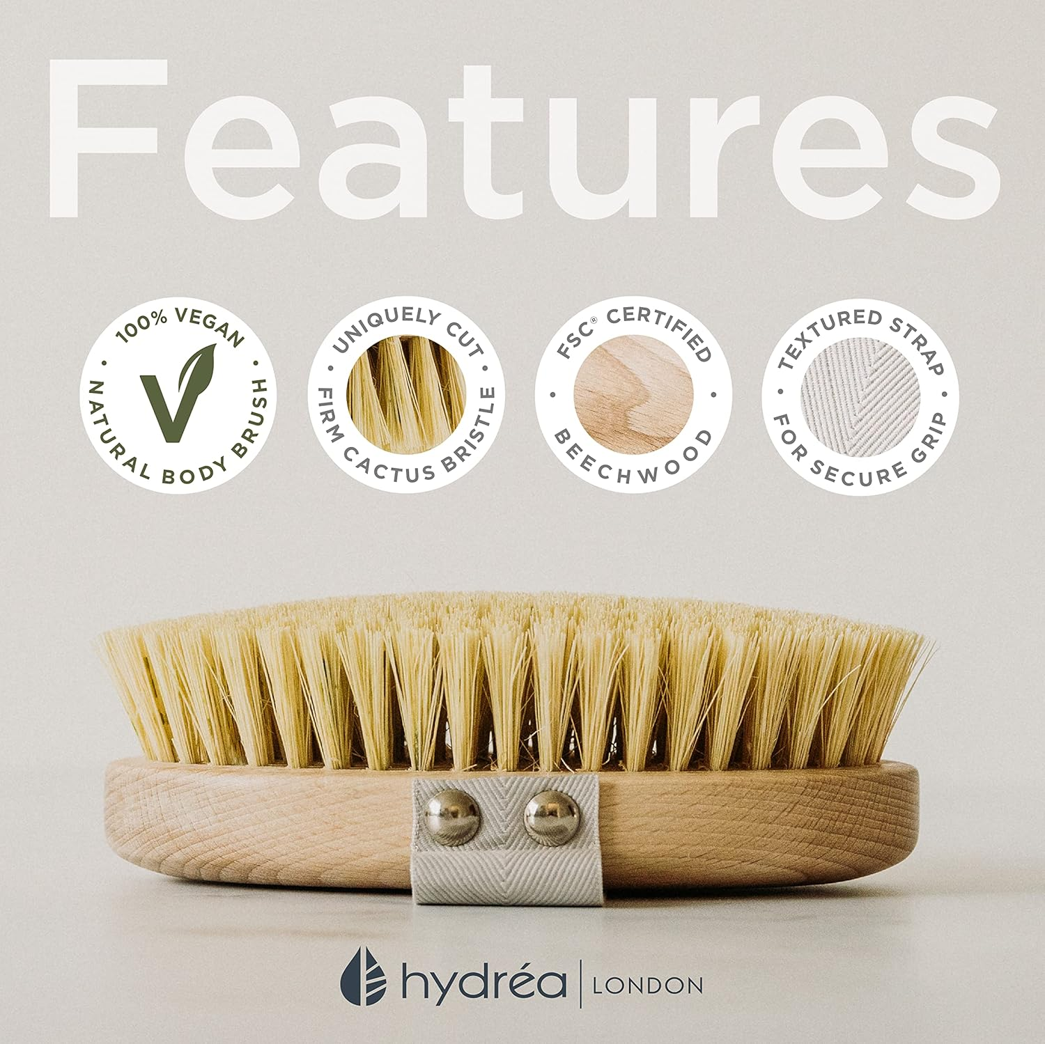Cactus Bristle Body Brush