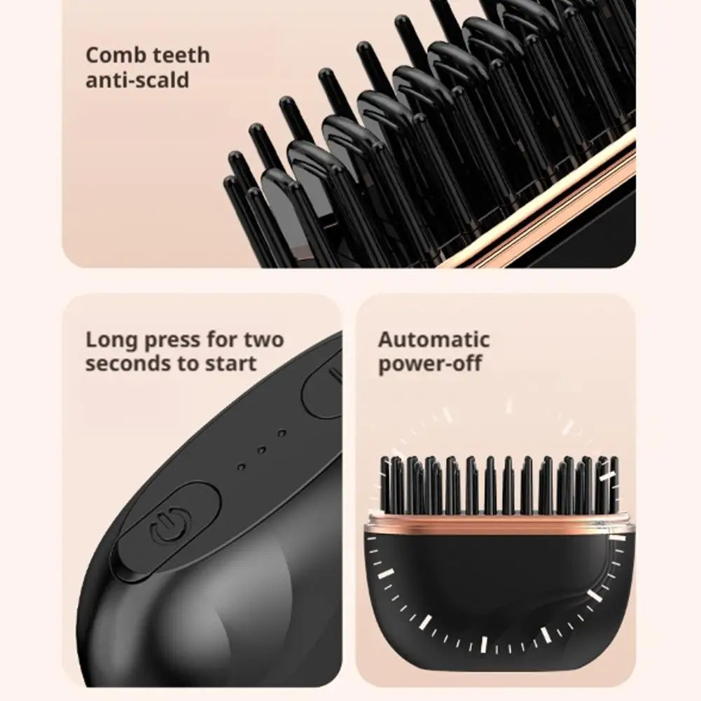 Anti-Scald Shell Hair Straightener