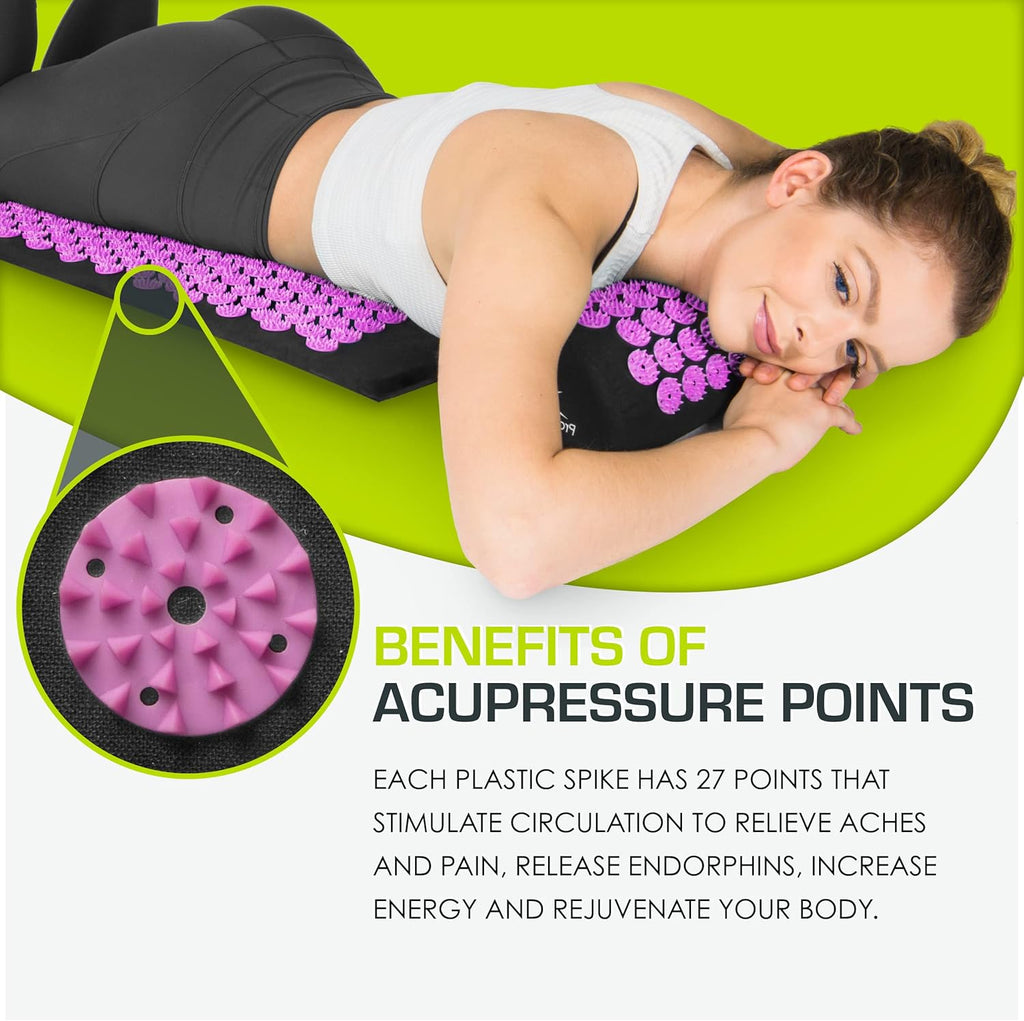 Acupressure Mat and Pillow Set 