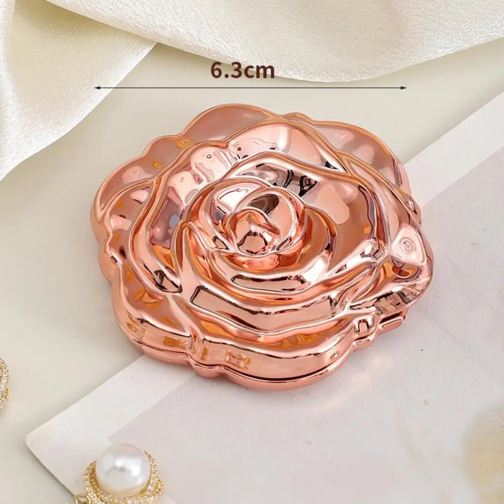 Mini Wooden Makeup Mirror Portable Small round Mirror Student Makeup Mirror Women Cosmetic Mirror Lady Travel Pocket Beauty Tool
