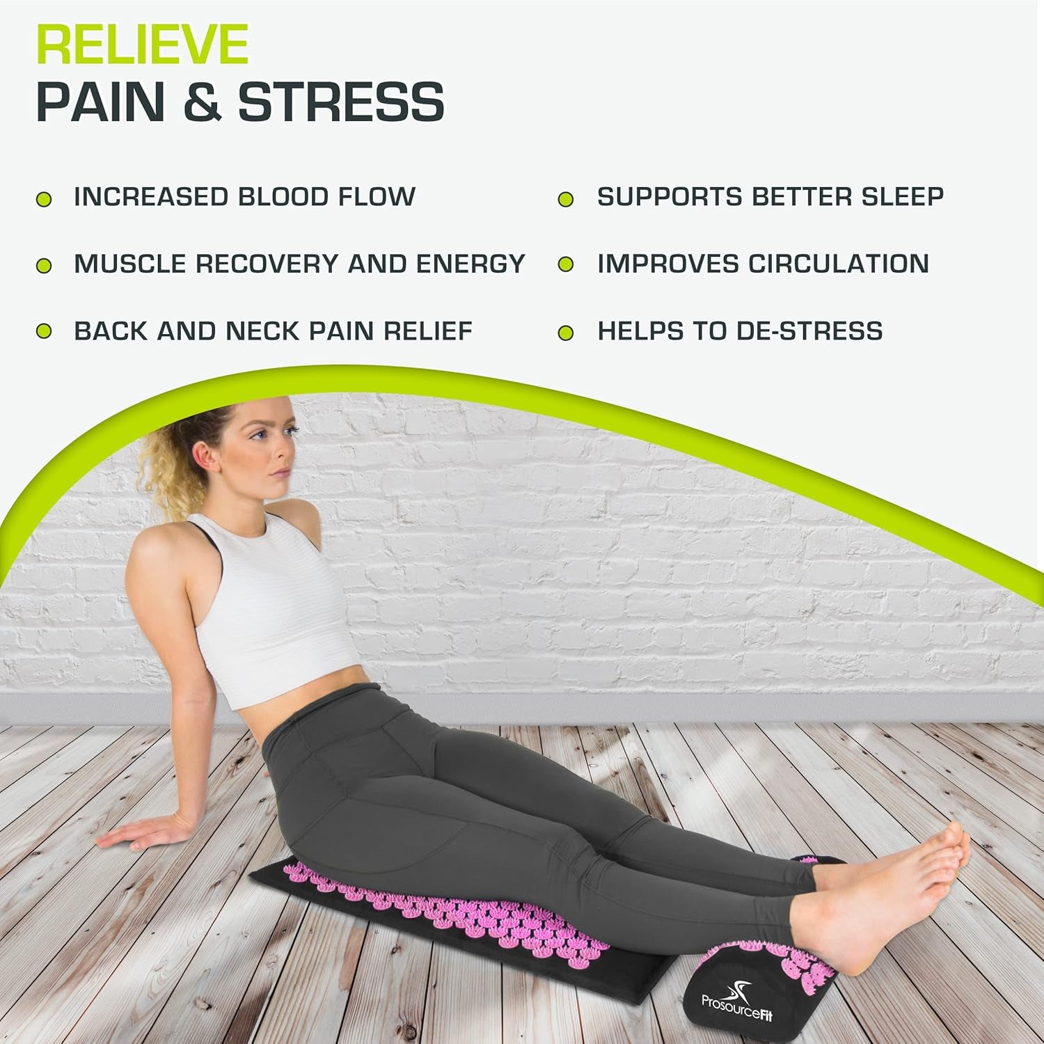 Acupressure Mat and Pillow Set 