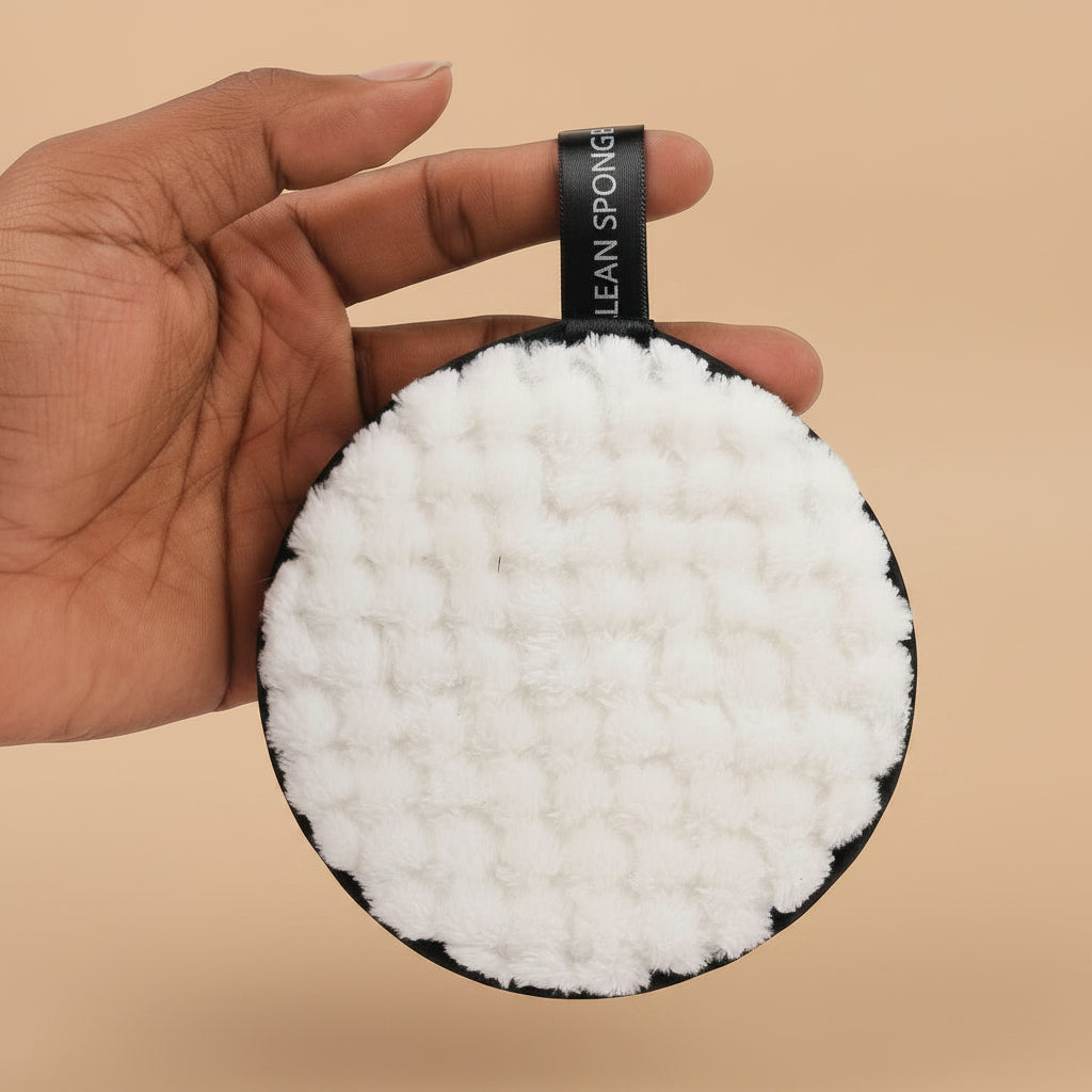 8 Pack Reusable Makeup Removing Pads Face Cleansing Pads Christmas Gifts Face Eraser Removing Cleaning Puff Soft Chemical-Free Facial Cotton Pads with Laundry Bag 4.7" Dia